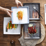 Creative Japanese Style  Rectangle Square Ceramic Tableware